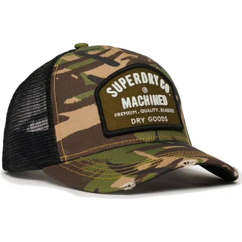 petten-gebogen-camouflage-snapback-dirt-road-army-camo-van-superdry petten-gebogen-camouflage-snapback-dirt-road-army-camo-van-superdry