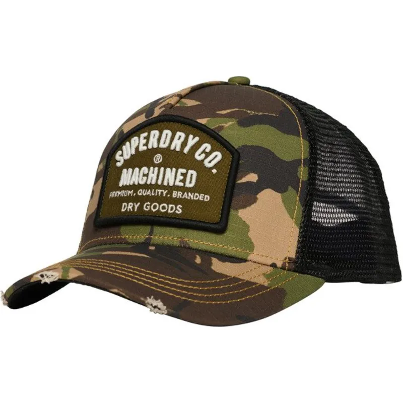 petten-gebogen-camouflage-snapback-dirt-road-army-camo-van-superdry petten-gebogen-camouflage-snapback-dirt-road-army-camo-van-superdry