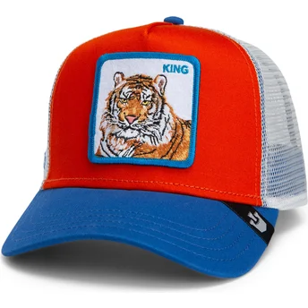 Petten gebogen meerkleurig snapback Goorin Bros. King Team Tiger Original Recipe Team Pride The Farm Orange, White and Blue Hat The Farm van Goorin Bros.