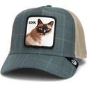 petten-gebogen-blauw-snapback-goorin-bros-cool-cat-luxury-moon-the-farm-blue-hat-the-farm-van-goorin-bros