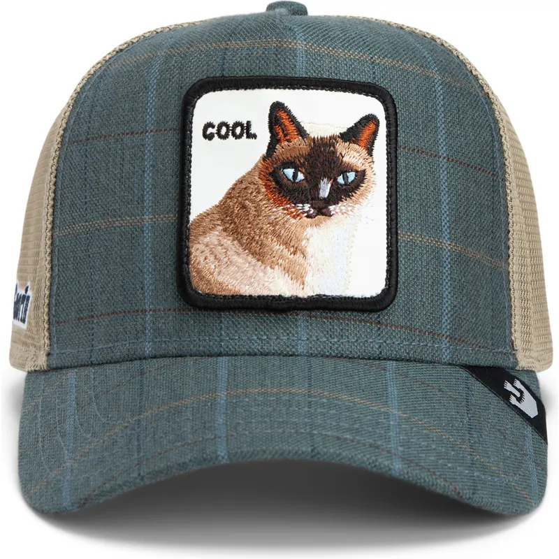 petten-gebogen-blauw-snapback-goorin-bros-cool-cat-luxury-moon-the-farm-blue-hat-the-farm-van-goorin-bros
