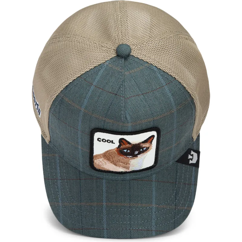 petten-gebogen-blauw-snapback-goorin-bros-cool-cat-luxury-moon-the-farm-blue-hat-the-farm-van-goorin-bros