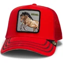 petten-gebogen-rood-snapback-goorin-bros-horse-rebel-the-wild-west-core-canvas-the-farm-red-hat-the-farm-van-goorin-bros
