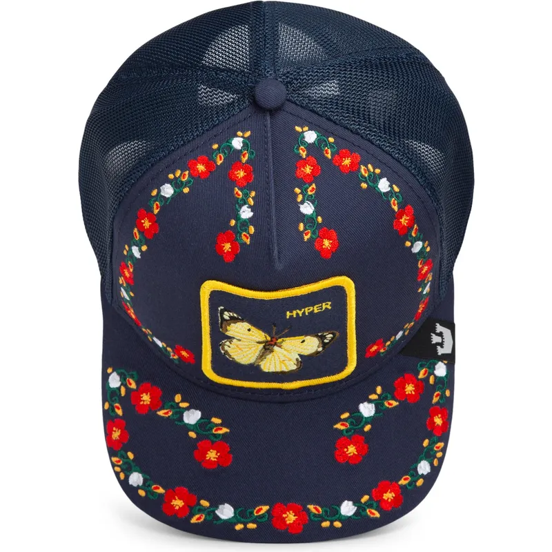 petten-gebogen-marineblauw-snapback-goorin-bros-butterfly-hyper-active-flora-fauna-the-farm-navy-blue-hat-the-farm-van-goorin-br petten-gebogen-marineblauw-snapback-goorin-bros-butterfly-hyper-active-flora-fauna-the-farm-navy-blue-hat-the-farm-van-goorin-br