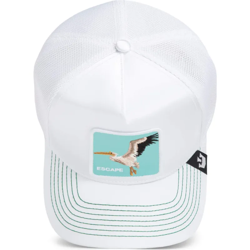 petten-gebogen-wit-snapback-goorin-bros-pelican-bird-escape-not-into-yoga-great-escape-the-farm-white-hat-the-farm-van-goorin-br