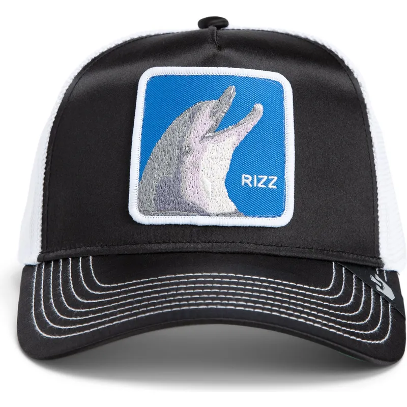 petten-gebogen-zwart-snapback-goorin-bros-dolphin-rizz-rizzky-bizznizz-great-escape-the-farm-black-and-white-hat-the-farm-van-go petten-gebogen-zwart-snapback-goorin-bros-dolphin-rizz-rizzky-bizznizz-great-escape-the-farm-black-and-white-hat-the-farm-van-go