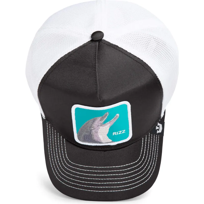 petten-gebogen-zwart-snapback-goorin-bros-dolphin-rizz-rizzky-bizznizz-great-escape-the-farm-black-and-white-hat-the-farm-van-go petten-gebogen-zwart-snapback-goorin-bros-dolphin-rizz-rizzky-bizznizz-great-escape-the-farm-black-and-white-hat-the-farm-van-go