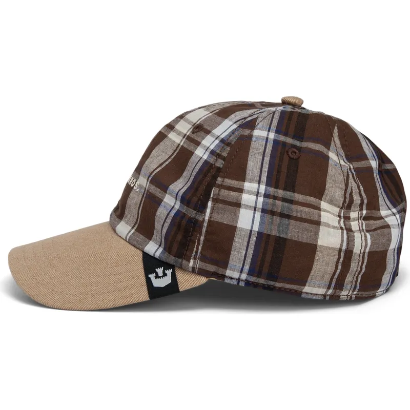 petten-gebogen-bruin-snapback-goorin-bros-curved-brim-ask-your-mother-papa-cap-madras-the-farm-brown-cap-the-farm-van-goorin-bro