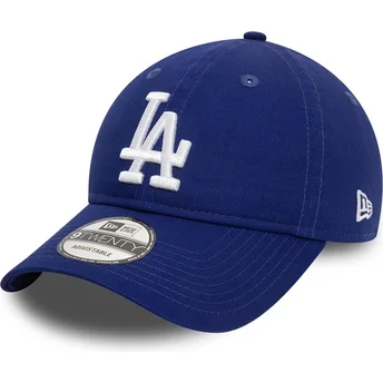 Petten gebogen blauw verstelbaar 9TWENTY League Essential van Los Angeles Dodgers MLB van New Era