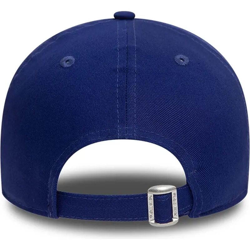 petten-gebogen-blauw-verstelbaar-9twenty-league-essential-van-los-angeles-dodgers-mlb-van-new-era