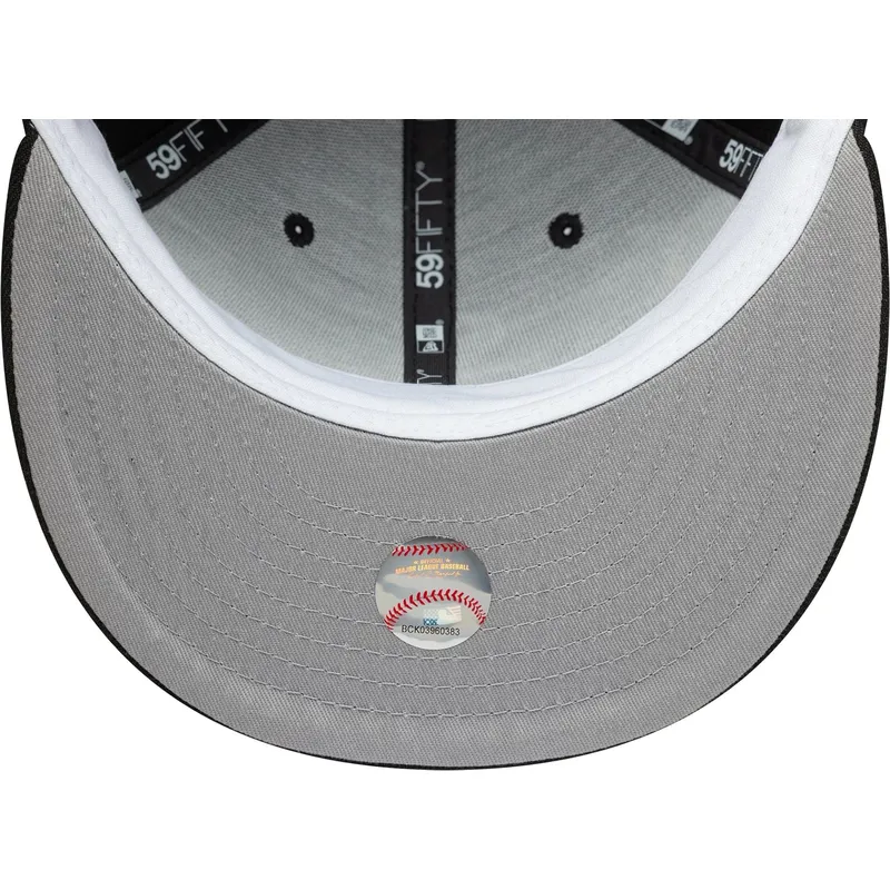 petten-plat-zwart-fitted-59fifty-food-icon-windy-city-van-chicago-white-sox-mlb-van-new-era