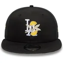 petten-plat-zwart-snapback-9fifty-floral-van-los-angeles-dodgers-mlb-van-new-era