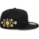 petten-plat-zwart-snapback-9fifty-floral-van-los-angeles-dodgers-mlb-van-new-era