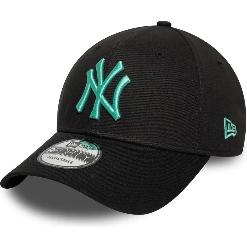 petten-gebogen-zwart-verstelbaar-9forty-league-essential-van-new-york-yankees-mlb-van-new-era