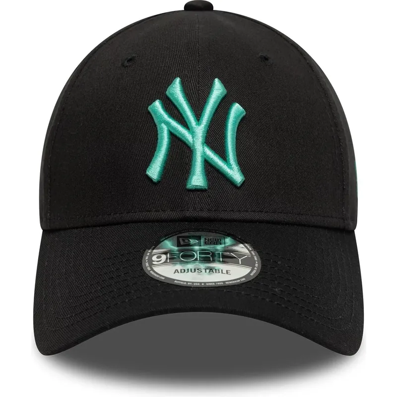 petten-gebogen-zwart-verstelbaar-9forty-league-essential-van-new-york-yankees-mlb-van-new-era