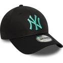 petten-gebogen-zwart-verstelbaar-9forty-league-essential-van-new-york-yankees-mlb-van-new-era