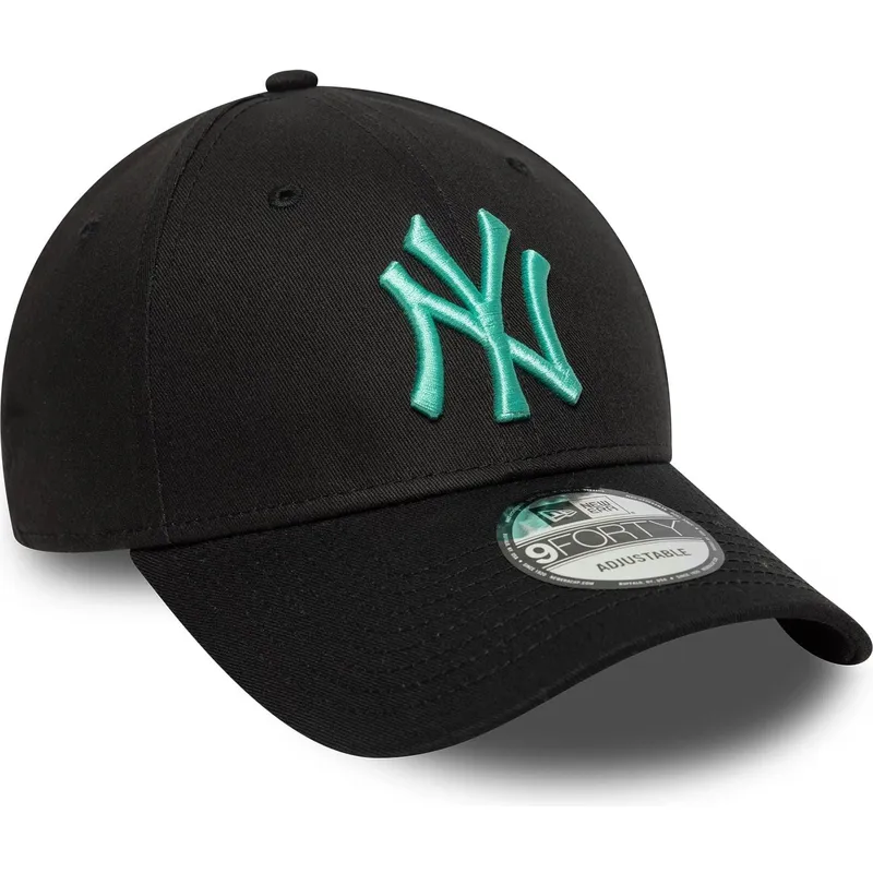 petten-gebogen-zwart-verstelbaar-9forty-league-essential-van-new-york-yankees-mlb-van-new-era
