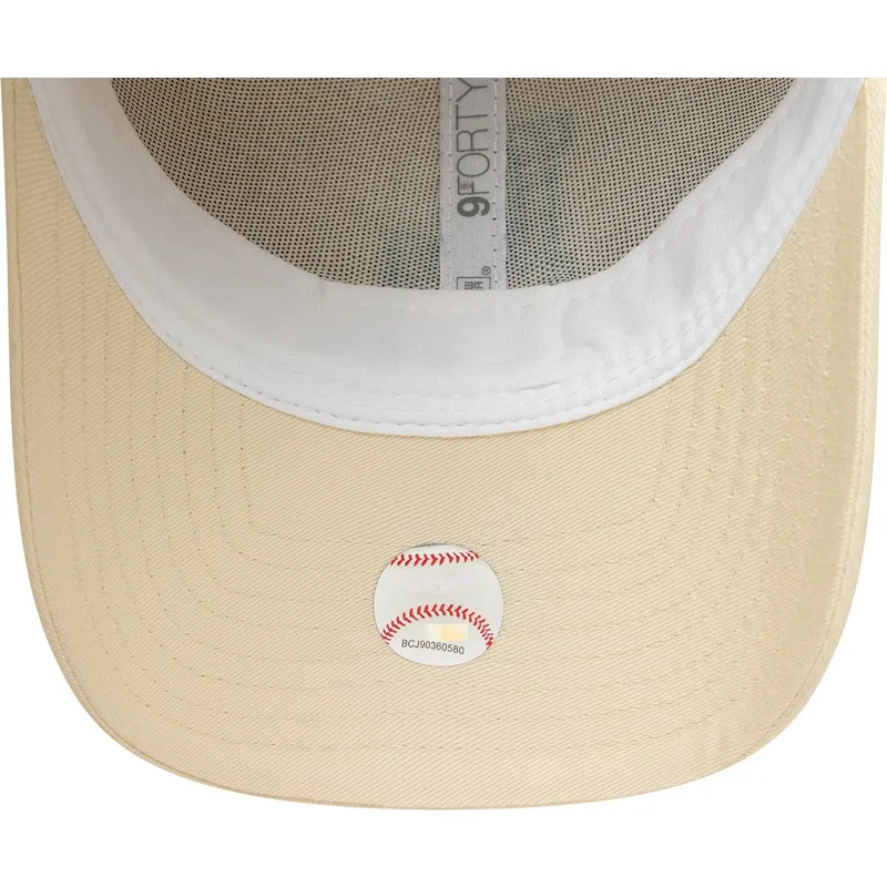 petten-gebogen-beige-verstelbaar-9forty-team-outline-van-los-angeles-dodgers-mlb-van-new-era