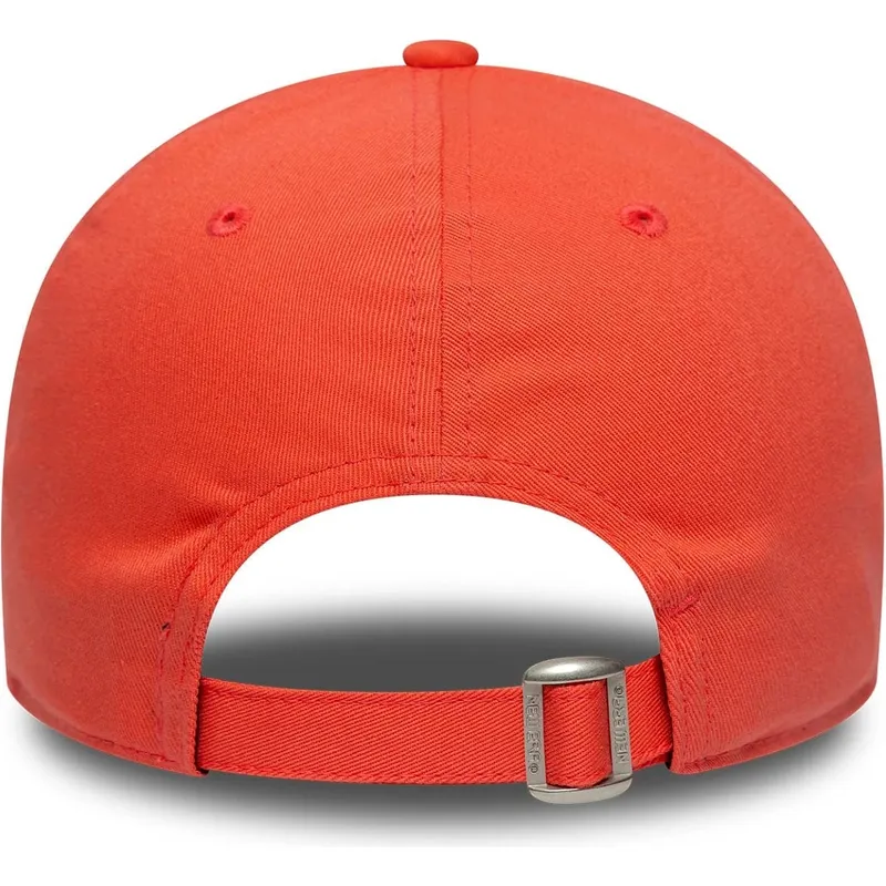 petten-gebogen-oranje-verstelbaar-9forty-team-outline-van-new-york-yankees-mlb-van-new-era