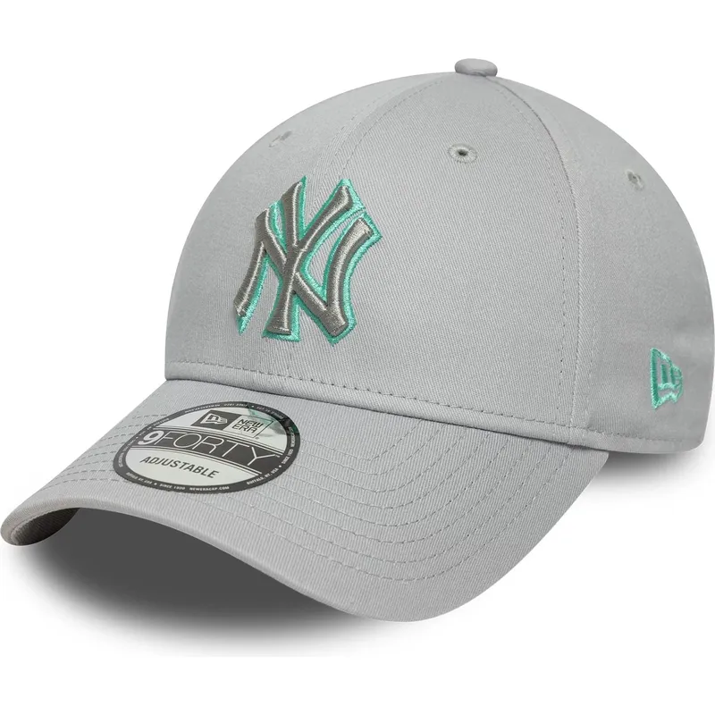 petten-gebogen-grijs-verstelbaar-9forty-team-outline-van-new-york-yankees-mlb-van-new-era