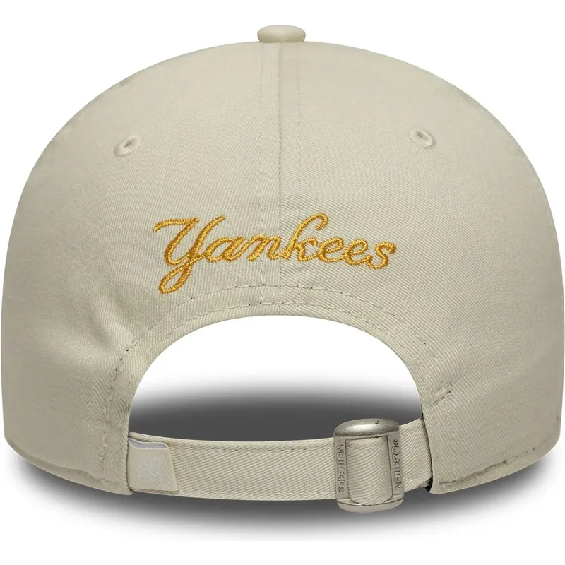 petten-gebogen-beige-verstelbaar-9forty-floral-icon-van-new-york-yankees-mlb-van-new-era