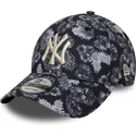 petten-gebogen-zwart-verstelbaar-9forty-all-over-print-van-new-york-yankees-mlb-van-new-era