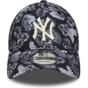 petten-gebogen-zwart-verstelbaar-9forty-all-over-print-van-new-york-yankees-mlb-van-new-era