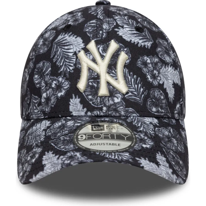 petten-gebogen-zwart-verstelbaar-9forty-all-over-print-van-new-york-yankees-mlb-van-new-era