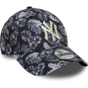 petten-gebogen-zwart-verstelbaar-9forty-all-over-print-van-new-york-yankees-mlb-van-new-era