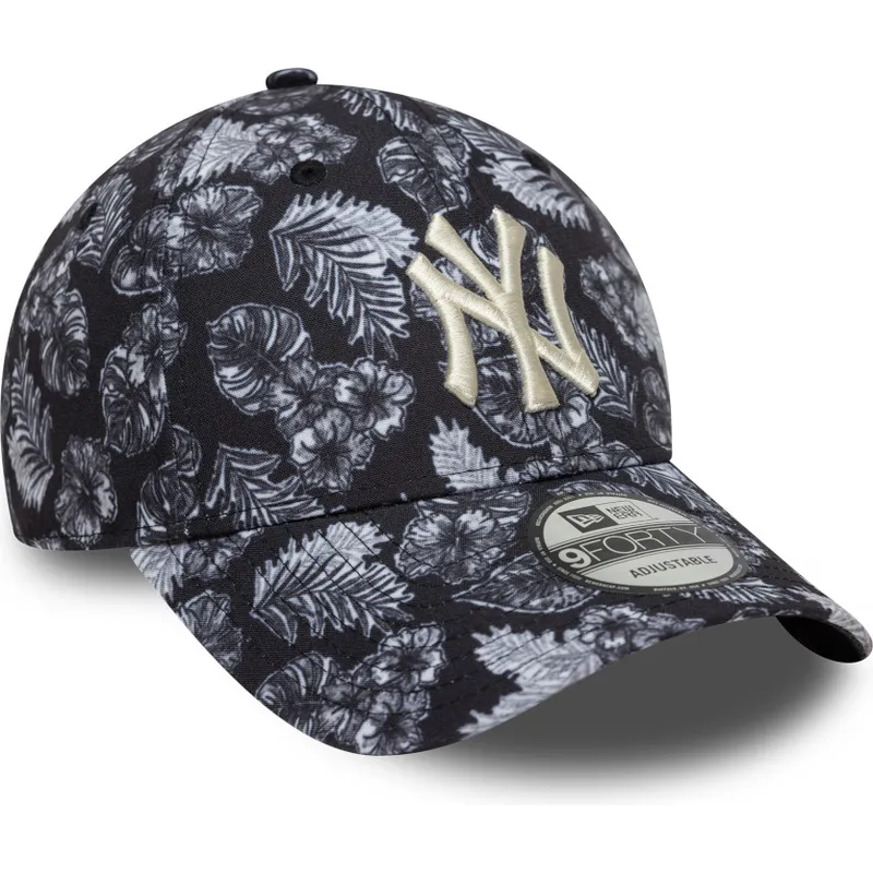 petten-gebogen-zwart-verstelbaar-9forty-all-over-print-van-new-york-yankees-mlb-van-new-era