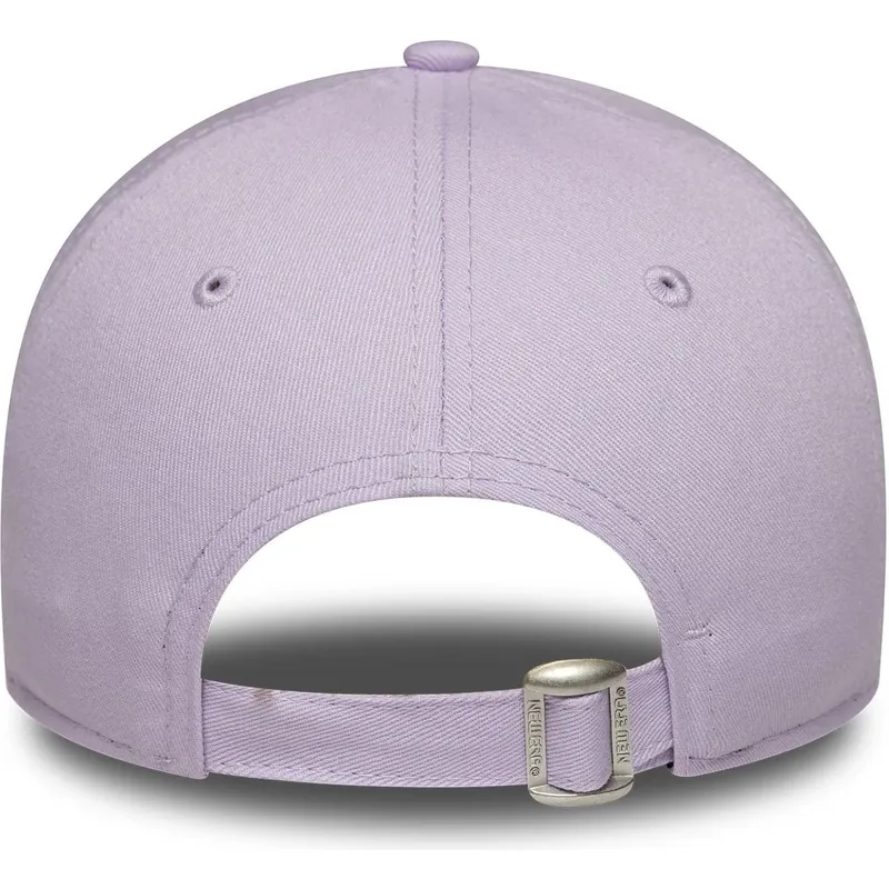 petten-gebogen-paars-verstelbaar-9forty-league-essential-van-los-angeles-dodgers-mlb-van-new-era