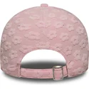 petten-gebogen-roze-verstelbaar-9forty-floral-towelling-van-new-york-yankees-mlb-van-new-era