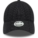 petten-gebogen-zwart-verstelbaar-9twenty-broderie-van-new-york-yankees-mlb-van-new-era