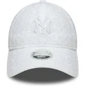 petten-gebogen-wit-verstelbaar-9twenty-broderie-van-new-york-yankees-mlb-van-new-era