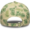 petten-gebogen-beige-verstelbaar-9twenty-all-over-print-tropical-van-new-york-yankees-mlb-van-new-era