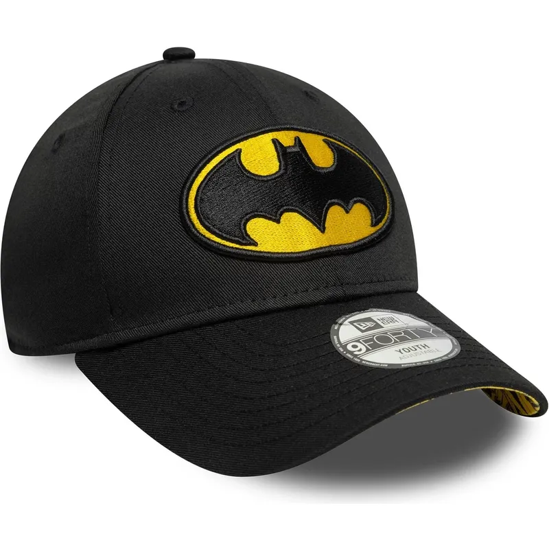 petten-gebogen-zwart-verstelbaar-voor-kinderen-9forty-all-over-print-van-batman-dc-comics-van-new-era