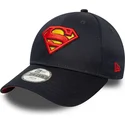 petten-gebogen-marineblauw-verstelbaar-voor-kinderen-9forty-all-over-print-van-superman-dc-comics-van-new-era