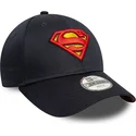 petten-gebogen-marineblauw-verstelbaar-voor-kinderen-9forty-all-over-print-van-superman-dc-comics-van-new-era