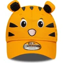 petten-gebogen-oranje-verstelbaar-voor-kinderen-9forty-animal-van-new-era