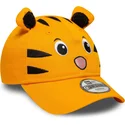petten-gebogen-oranje-verstelbaar-voor-kinderen-9forty-animal-van-new-era