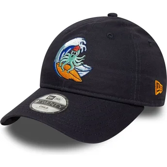 Petten gebogen marineblauw verstelbaar voor kinderen 9TWENTY Surf Crew van New Era
