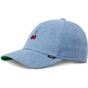Petten gebogen blauw verstelbaar Do Nothing Club DNC Cherry van Djinns