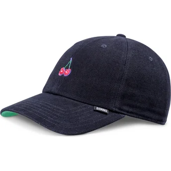 Petten gebogen marineblauw verstelbaar Do Nothing Club DNC Cherry van Djinns