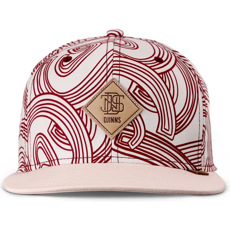 petten-plat-beige-snapback-ma-pattern-van-djinns