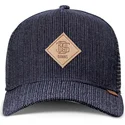 petten-gebogen-marineblauw-snapback-hft-denim-wishy-van-djinns