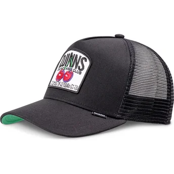Petten gebogen zwart snapback Do Nothing Club HFT DNC Cherry van Djinns