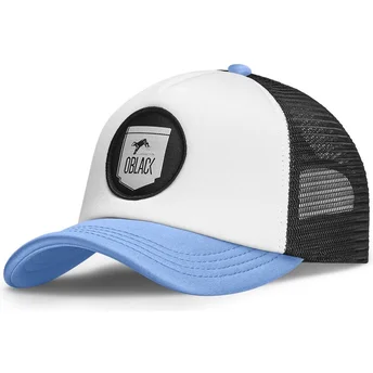 Petten gebogen blauw snapback Classic van Oblack