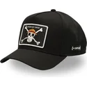 petten-gebogen-zwart-snapback-op5-fla-straw-hat-pirates-one-piece-van-capslab