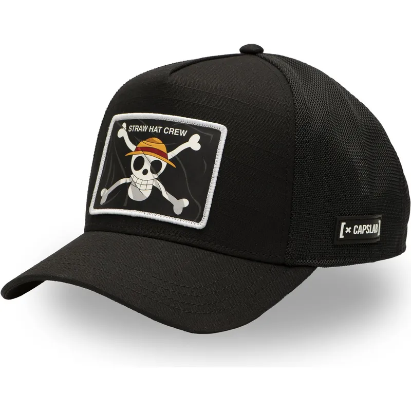 petten-gebogen-zwart-snapback-op5-fla-straw-hat-pirates-one-piece-van-capslab