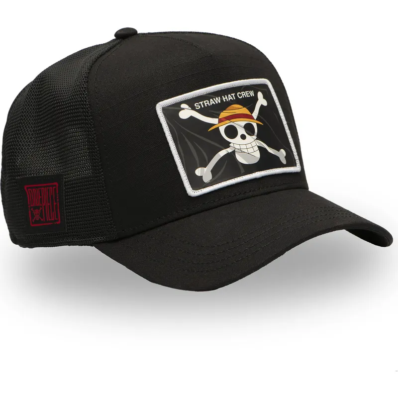 petten-gebogen-zwart-snapback-op5-fla-straw-hat-pirates-one-piece-van-capslab